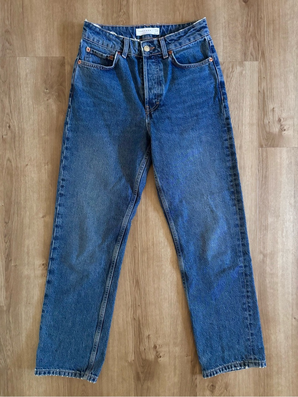 Topshop Dad Jeans Women’s 25 Medium Blue
